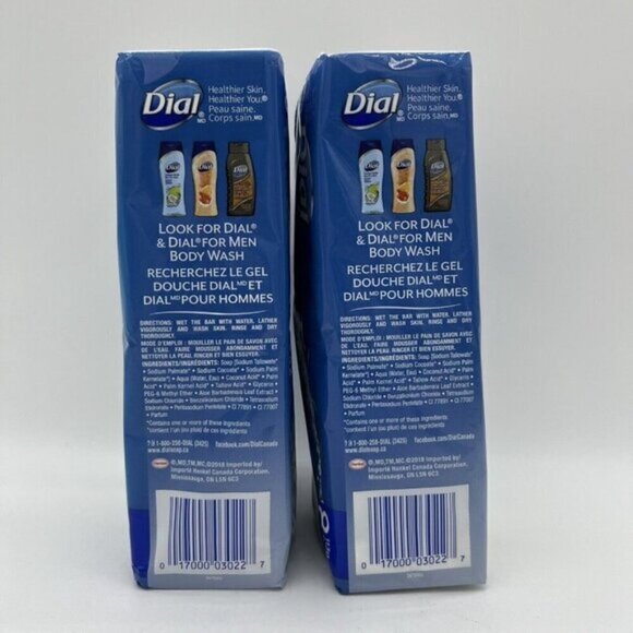 Lot of 2 Dial Deodorant Soap Aloe Clean Rinsing Non Drying 8-Bar Package - Picture 3 of 5